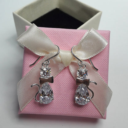 Pendientes GATO de Plata 925