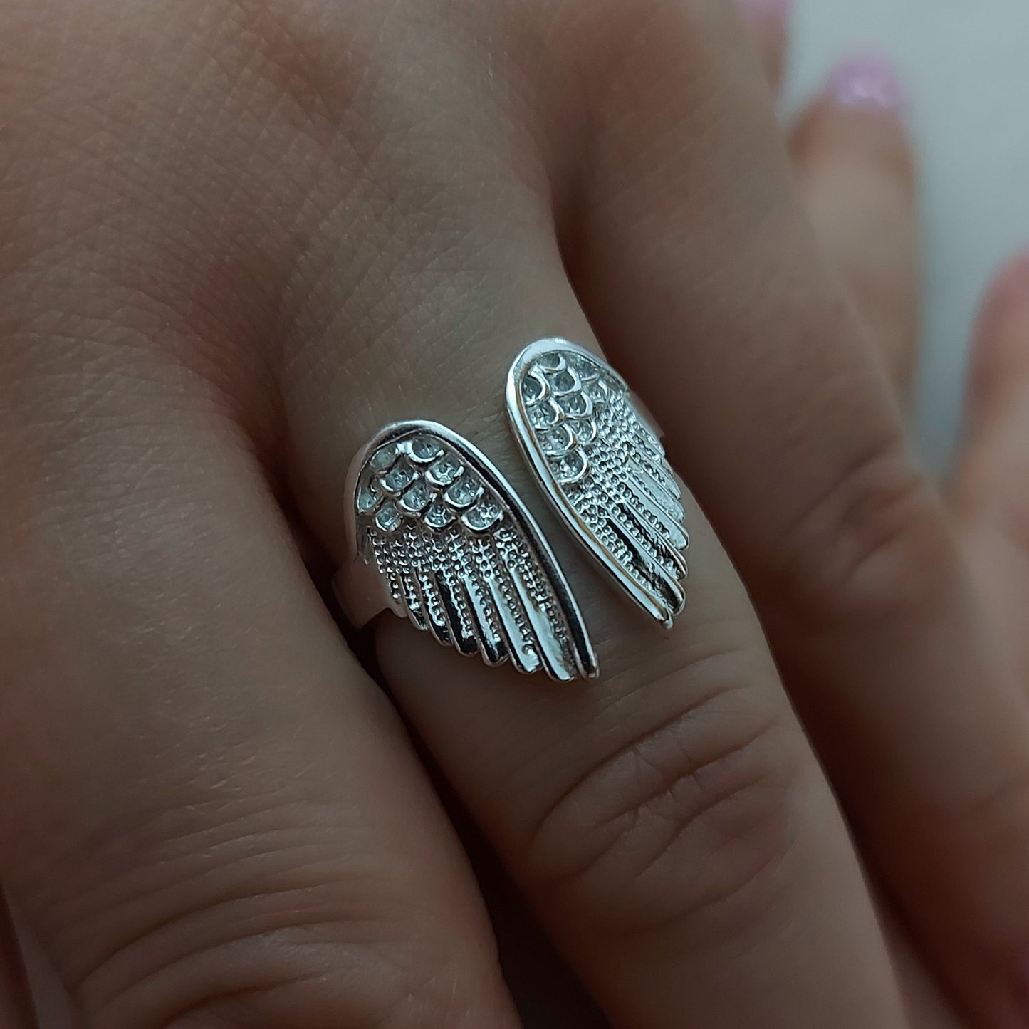 Alas de Ángel - Anillo de Plata 925 / AJUSTABLE