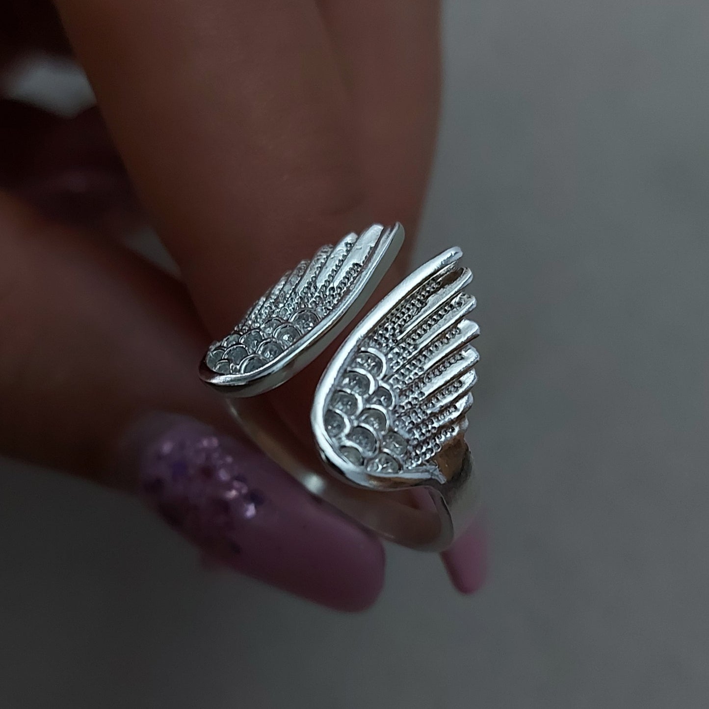 Alas de Ángel - Anillo de Plata 925 / AJUSTABLE