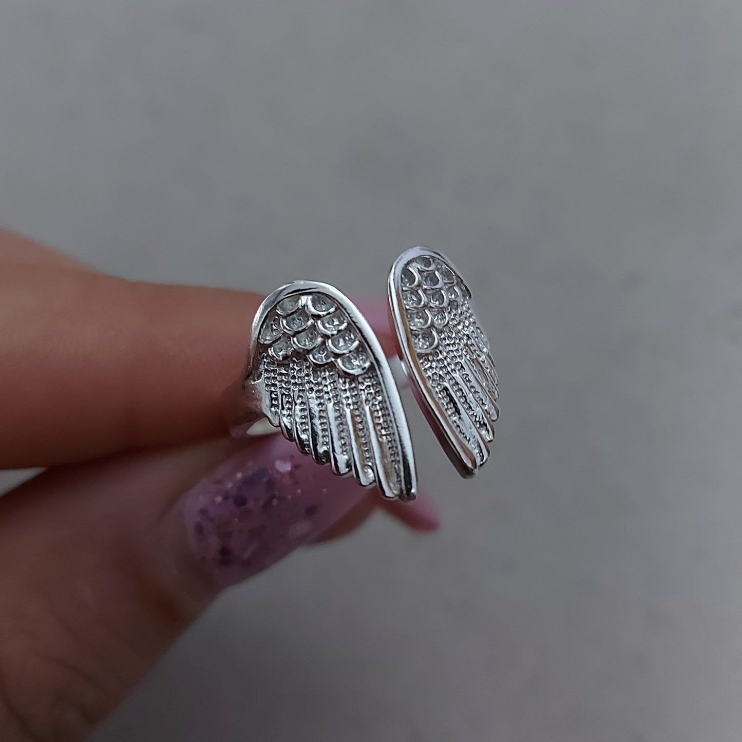 Alas de Ángel - Anillo de Plata 925 / AJUSTABLE