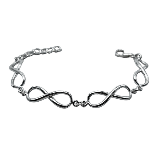 Pulsera Infinito de plata de Primera Ley