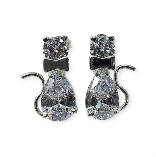 Pendientes GATO de Plata 925